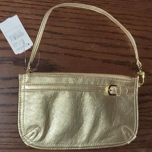 Vintage Neiman Marcus gold wristlet